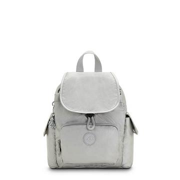 Kipling City Pack Mini Metallic Backpacks Bright Metallic | AU 1490HA